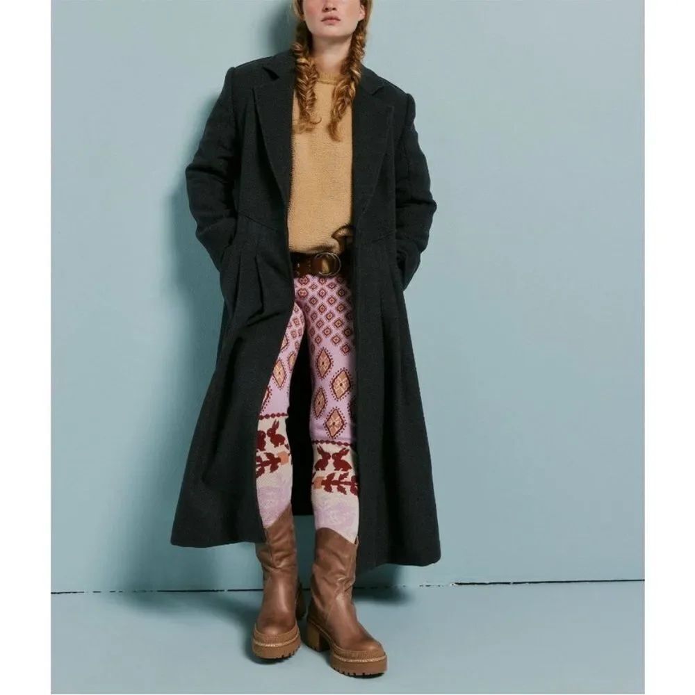 FREE PEOPLE Victoria Coat / Heathered Charcoal